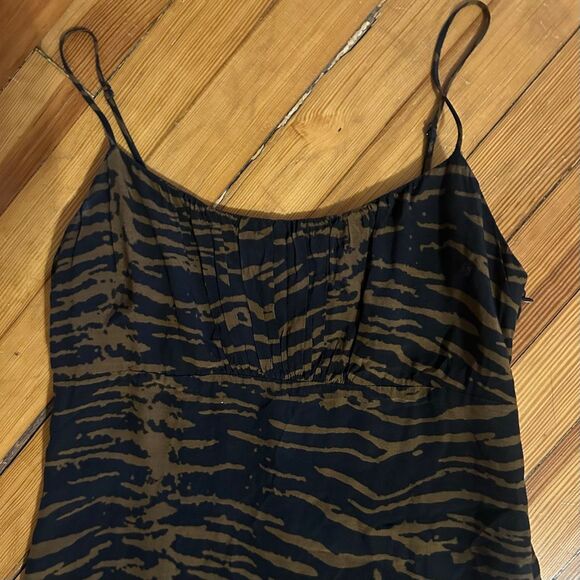 STAUD Bell Zebra Print Dress Size 6 - Picture 5 of 8